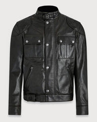 Beast - Men's Black Made to Measure Motorcycle and Biker Real Leather Jacket