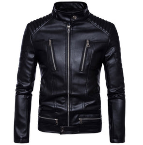 Noble - Men’s Black Motorcycle and Biker Made to Measure Genuine Leather Jacket