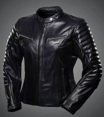 Wolf - Men’s Black Made to Measure Motorcycle and Biker Genuine Leather Jacket