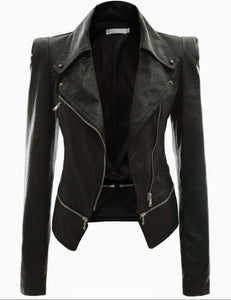 Aurelia - Women's Black Made to Measure Bomber Motorcycle and Biker Real Leather Jacket
